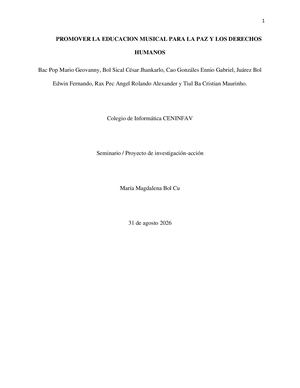 Proyecto Acción Seminario