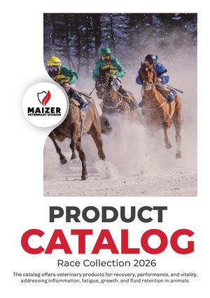 Maizer Race Catalog 2026 | Veterinary Products for Horses, Camels & Racing Animals | France