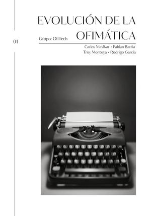 Evolución De La Ofimática