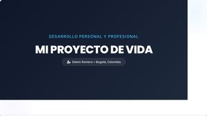 Mi Proyecto De Vida Edwin Romero
