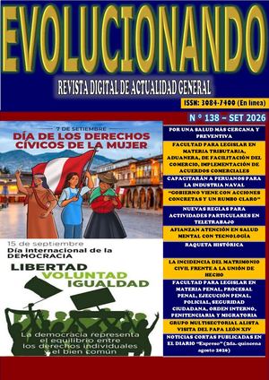 Revista Evolucionando N° 138 Set 2026