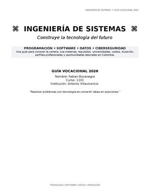 Ingenieria De Sistemas (Fabian Bocanegra)