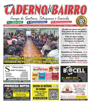 Caderno Do Bairro - Campo de Santana - Ed. 211 - Agosto 2026