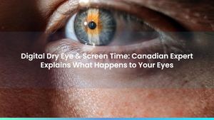 Digital Dry Eye & Screen Time: Canadian Expert Explains What Happens to Your Eyes