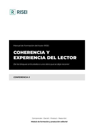 COHERENCIA Y EXPERIENCIA DEL LECTOR