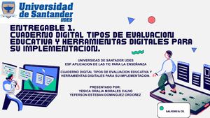 Entregable 1. Cuaderno digital tipos de evaluacion educativa y herramientas digitales para su implementacion.