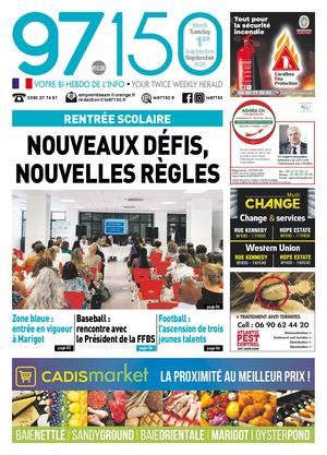 Journal le 97150 - Edition du mardi 1er septembre - N°1036