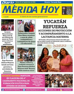 Mérida Hoy 01 Septiembre 2026 Ok