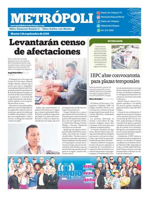 Metropoli Martes 01 De Septiembre 2026
