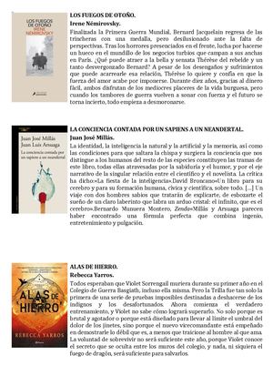 Novedades Narrativa 0926