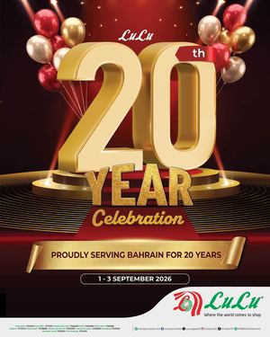 Lu Lu 20th Year Celebration 1 To 3 September 2026