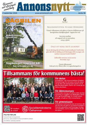 Annonsnytt V36 2026