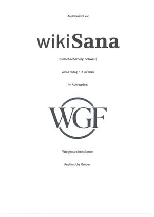 wikiSana WGF Zertifizierung