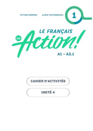 Cahier 1 Unité4