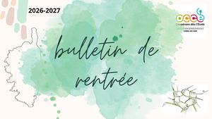 Bulletin De Rentrée 2026 27