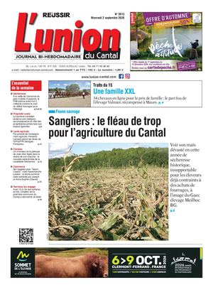 L'union Du Cantal N° 3913