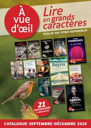 Catalogue À Vue d'œil Septembre Décembre 2026