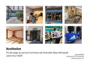 Restitution de stage Vacance Commerciale Huser Jade