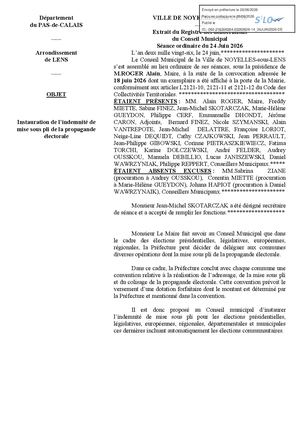 Indemnite Mise Sous Pli Propagande Electorale