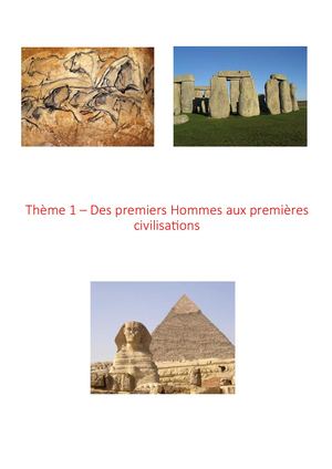 Cahier Virtuel H1 - paléolithique