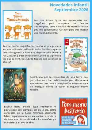 Novedades Infantiles_Septiembre 2026