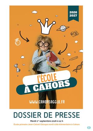 Dossier De Presse Écoles Cahors Rentrée 2026 2027