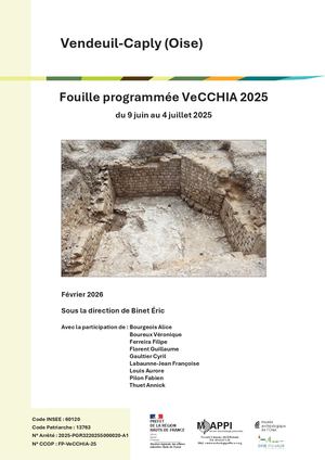 2025 Fouille Programmée Vecchia
