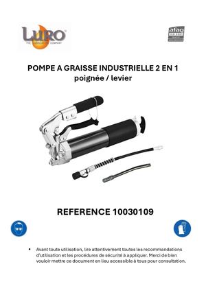 Notice Pistolet Graisse 2 En 1