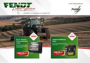Fendt Libre-Service - Automne 2026