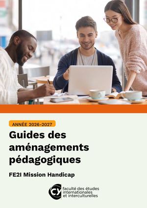 Fe2i Guide Des Aménagements Pédagogiques 2026 2027