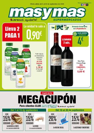 Oferta válida del 3 al 30 de septiembre de 2026