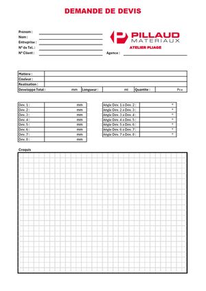 Demande De Devis Brochure Pliage