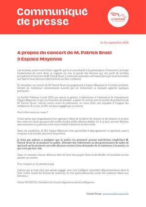CP Venue Patrick Bruel