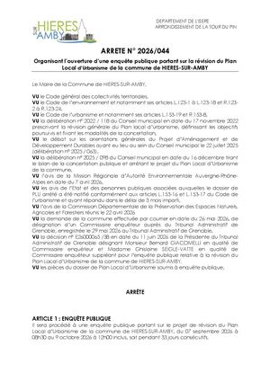10_Arrêté Enquête Publique Plu