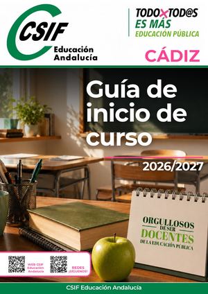 REVISTA DE INICIO DE CURSO CÁDIZ