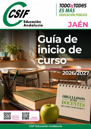 REVISTA DE INICIO DE CURSO JAÉN