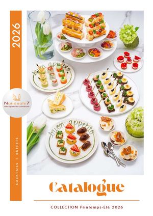 Catalogue "Cocktail & Buffet" Automne-Hiver 2025/2026 Nationale7 Traiteur