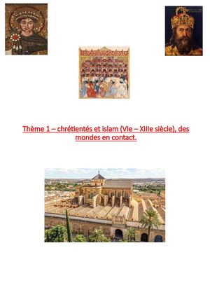 Cahier Virtuel Deux Empire Chrétiens Au Moyen âGe2