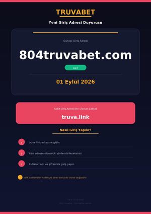 Truvabet Adres Bilgilendirmesi - 804truvabet.com (01.09.2026)