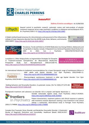 Articles Scientifiques 31 Août 2026