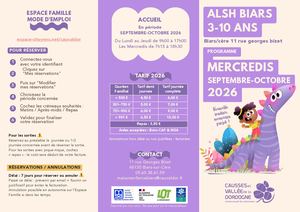 Programme Alsh Cauvaldor Biars Sept Oct 2026