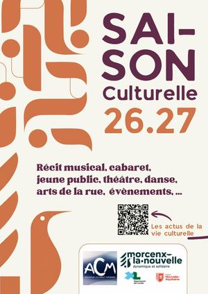 Saison culturelle 2026/2027 - Morcenx-la-Nouvelle