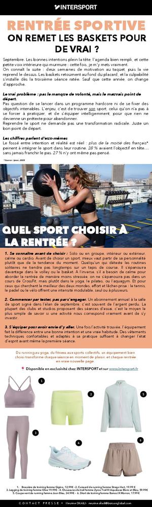Sportips Rentrée