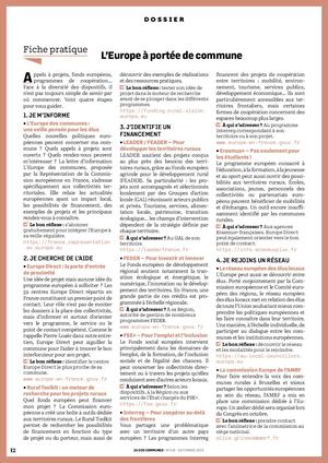 N438 Fiche Pratique Europe