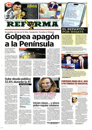 Primeras planas martes 01092026 Sociedad Noticias