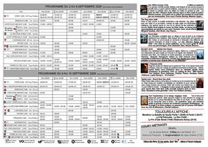 Programmation du cinéma Le Travelling d'Agde du mercredi 2 au mardi 15 septembre 2026