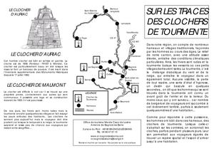 Dépliant Clochers Tourmente 2013