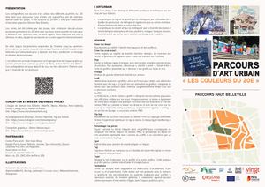 Cartographie street art - Haut Belleville