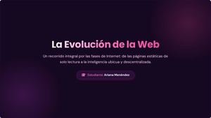 Evolución De La Web