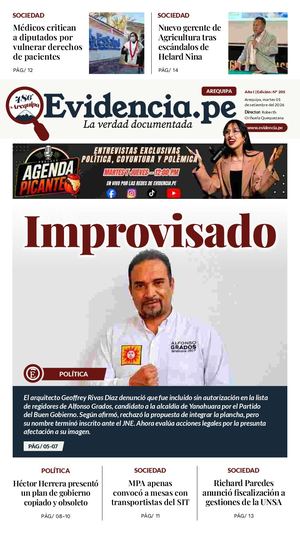 2026 09 01 Diario Evidencia Aqp